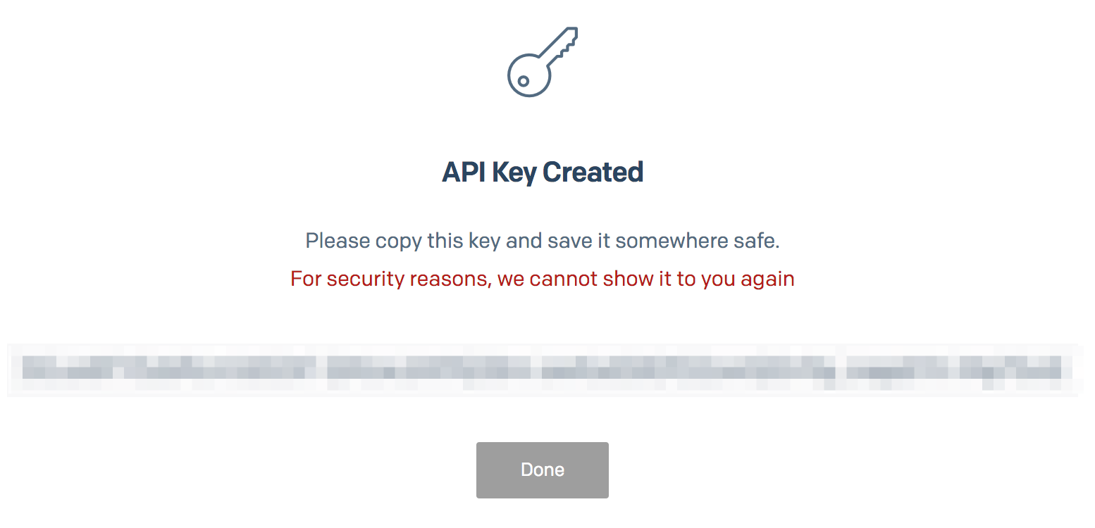 SendGrid API Key